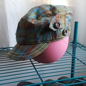 Colorful Cap with Strap Accents